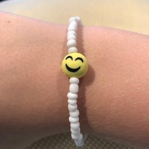 Handmade emoji stretch bracelets